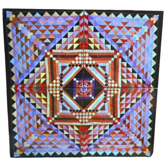 Vtg 2000 "GLORIOUS AMERICAN QUILTS" Magic Cube Toy; Museum of American Folk Art - Picture 4 of 15